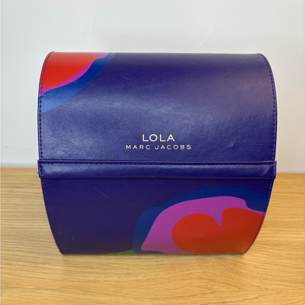 Marc Jacobs Purple,‎ Pink and Red Lola Makeup/Jewelry Storage Box